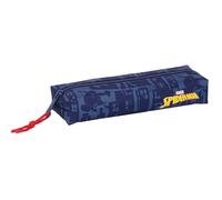 SPIDERMAN - Portatodo Rectangular Niño, Estuche Infantil, Estuche Niño, Ideal para Niños en Edad Escolar, Cómodo y Versátil, Calidad y Resistencia, 22x7x40 cm