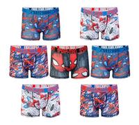 Spiderman Ropa interior exclusiva de superhéroes para niños pequeños con Iron Man, Hulk & More 2/3t y 4t, Paquete de 7 calzoncillos tipo bóxer deportivos Spidy, 2-3 años