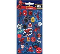 Spiderman (Spidey) 25 calcomanías de papel reutilizables