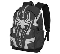 Spiderman Town-Mochila HS Plus, Negro, 30 x 44 cm, Capacidad 23 L