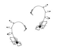 Spiders Clip On Ear Cuff Mujeres Sin Perforación Alternativa Joyería De Oreja Ajustable Conciertos Fiestas