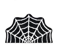 Spiderweb Area Alfombra, Halloween baño araña Web signo | Alfombra antideslizante lavable a máquina de Halloween para ducha, cocina,