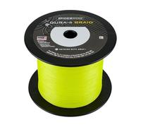 SpiderWire Dura 4, Línea de Pesca, Superline, Pesca de Depredadores, Lucio, Perca, Zander, Trucha, Unisex, Amarillo, 0.25mm/23.3kg/51lb/1800yd
