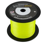 SpiderWire Dura 4, Línea de Pesca, Superline, Pesca de Depredadores, Lucio, Perca, Zander, Trucha, Unisex, Amarillo, 0.12mm/10.5kg/23lb/1800yd