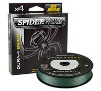 SpiderWire Dura 4, Línea de Pesca, Superline, Pesca de Depredadores, Lucio, Perca, Zander, Trucha, Unisex, Verde Musgo, 0.4mm/45kg/99lb/150yd
