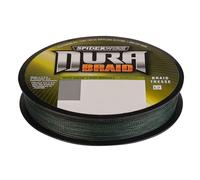 SpiderWire Dura Braid, Línea de Pesca, Superline, Pesca de Depredadores, Lucio, Perca, Zander, Trucha, Unisex, Verde Musgo, 0.19mm/16kg/35.2lb/150yd