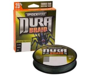 SpiderWire Dura Braid, Línea de Pesca, Superline, Pesca de Depredadores, Lucio, Perca, Zander, Trucha, Unisex, Verde Musgo, 0.28mm/22.5kg/49.5lb/3000yd