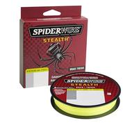 Spiderwire Spider Wire Stealth Trenzado Verde Musgo, 9 kg, SCS6Y-125, Amarillo de Alta Visibilidad., 6/1 Pound Test-125 Yard