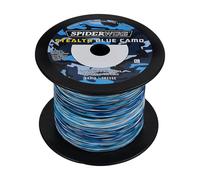 SpiderWire Stealth® Superline, Blue Camo, 100 Libras | 45,3 kg, 1500 Yardas, línea de Pesca Trenzada de 1371 m, Adecuada para entornos de Agua Salada y Agua Dulce
