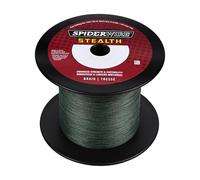 SPIDERWIRE Stealth® Superline, línea de Pesca Trenzada de 20 Libras, 9 kg, 3000 Yardas, 2743 m, Adecuada para entornos de Agua Dulce y Salada
