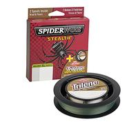 SPIDERWIRE Stt1ds15-mgrn línea de Pesca, Unisex, Verde Musgo/Transparente, 15lb-150yd | 137m