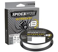 SpiderWire Superline Ultracast - Sedal Trenzado, Invisible translúcido, 22,6 kg, 300 m de sedal de Pesca