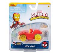 Spidey and his Amazing Friends Amazing Metals - Coche de carreras a escala 1:64 (Iron Tony Stark Man)