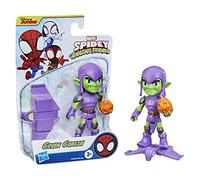 SPIDEY AND HIS AMAZING FRIENDS Figura de acción a Escala de 10 cm del héroe Green Goblin de Marvel, 1 Accesorio, para niños a Partir de 3 años
