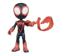 SPIDEY AND HIS AMAZING FRIENDS Figura de acción a Escala de 10 cm del héroe Miles Morales de Marvel, 1 Accesorio, para niños a Partir de 3 años