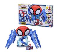 Spidey And His Amazing Friends Hasbro Marvel Playset Aracnocuartel - Figura y vehículo - para niños a Partir de 3 años (F1461)