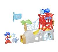 Spidey and his Amazing Friends Juguetes Marvel, Water-Webs, Isla Spidey, Set de Juego Spider-Man