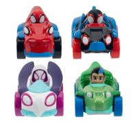 SPIDEY AND HIS AMAZING FRIENDS MARVEL Amazing Metals 4 Pack - (Importación USA)