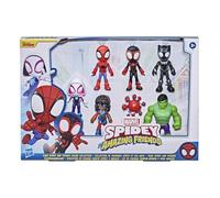 Spidey and his Amazing Friends Marvel Colección de Figuras Equipo Spidey y Sus Amigos - 7 Figuras - Gran Regalo para niños a Partir de 3 años