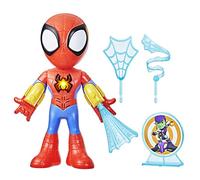 SPIDEY AND HIS AMAZING FRIENDS Marvel Traje Electrónico de Spidey - Figura de 25 cm para el Juego de rol- Juguetes de Superhéroes para Niños y Niñas a Partir de 3 Años