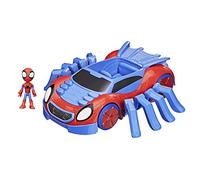 SPIDEY AND HIS AMAZING FRIENDS Marvel Ultimate Web-Crawler, with Spidey Stunner Feature and 10-cm Spidey Figure, Ages 3 and Up