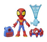 SPIDEY AND HIS AMAZING FRIENDS Marvel Web-Spinners - Figura de acción de Spidey con Accesorios - Accesorio lanzatelarañas