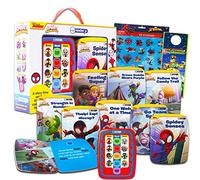 Spidey and His Amazing Friends Me Reader Electronic Reader 8 Book Bundle - Spidey Books for Toddlers, Babies Featuring Spiderman, Miles Morales, and More with Stickers | Marvel Spiderman Learning Toys