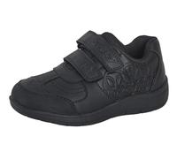 Spidey and His Amazing Friends - Zapatos escolares para niños, color negro, resistentes a los arañazos, correas de cierre fáciles de tocar, Black, 25 EU