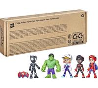 Hasbro Set de figuras SPIDEY AND HIS AMAZING FRIENDS - Héroe oculto, 10 cm, máscara se abre, 3+