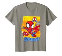 Spidey & His Amazing Friends Flying Camiseta, Niños, Pizarra, 12 años