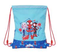 SPIDEY - Mochila Saco Plano Junior, Mochila, Ideal para Niños de Diferentes Edades, Cómoda y Versátil, Calidad y Resistencia, 26x34 cm, Color Azul
