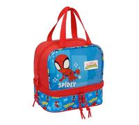 SPIDEY - Portameriendas, Portatodo, Calidad y Máxima Resistencia, Porta Comida, Recreo, Merienda y Desayuno, 20x15x20 cm