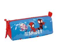 Spidey - Portatodo con Cremallera y Compartimiento, Estuche Infantil, Estuche Niño, Ideal para Niños en Edad Escolar, Cómodo y Versátil, Calidad y Resistencia, 21x7x8 cm