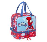 SPIDEY RESCUE - Portameriendas, Portatodo, Calidad y Máxima Resistencia, Porta Comida, Recreo, Merienda y Desayuno, 20x15x20 cm