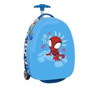 Spidey Rescue - Trolley de Cabina 16 Pulgadas, Maleta con Ruedas, Candado de Seguridad, Maleta Ligera, 28x23x43 cm