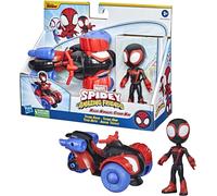 SPIDEY Spiderman Hombre Araña Moto Tecno Quad De MILES MORALES Hasbro F1941