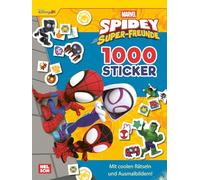 Spidey und seine Super-Freunde: 1000 Sticker: Mit coolen Rätseln und Ausmalbildern! | Großes Stickerbuch ab 4 Jahren mit Spidey, Ghost-Spider und Spin
