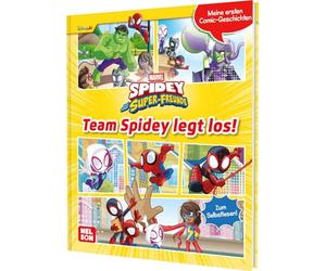 Spidey und seine Super-Freunde: Meine ersten Comic-Geschichten: Team Spidey legt los!: zum Selbstlesen | Marvel-Comics mit einfachen Texten ab 6 Jahren mit Spidey, Ghost-Spider und Spin