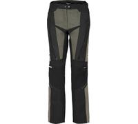 Spidi 4 Season Evo H2Out Pantalones textiles para motocicletas para mujer, negro-verde, tamaño 2XL