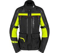 Spidi 4 Season V3, chaqueta textil H2Out mujer M female Negro/Amarillo Neón