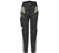 Spidi 4 Season V3 H2Out Pantalones textiles impermeables para mujer, negro-beige, tamaño 2XL