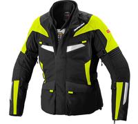 Spidi Alpentrophy H2Out Chaqueta de moto textil, negro-amarillo, tamaño 3XL para Hombres