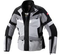 Spidi Alpentrophy H2Out Chaqueta de moto textil, negro-gris, tamaño 3XL para Hombres