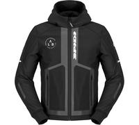 Spidi Armor Evo 2 Sudadera de moto, Negro/Blanco, Talla XL