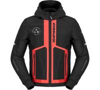 Spidi Armor Evo 2 Sudadera de moto, negro/rojo, Talla 2XL