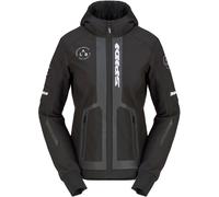 Spidi Armor Evo 2 Sudadera de moto para mujeres, Negro/Blanco, Talla S