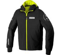 Spidi Armor Evo Sudadera con capucha para motocicletas, negro-amarillo, tamaño S para Hombres
