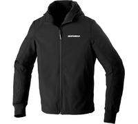 Spidi Armor Evo Sudadera con capucha para motocicletas, negro, Talla XXL