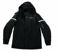 Spidi Cadillac Chaqueta de lluvia, negro, Talla S