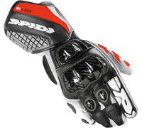 Spidi Carbo Kangaroo, guantes S male Negro/Blanco/Rojo